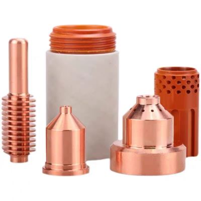 Plasma Cutting Machine Accessories Copper Nozzle Electrode For Hypertherm Powermax105